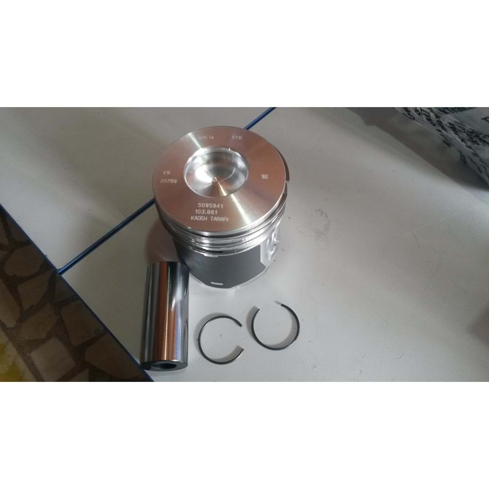 PİSTON S.LI 104MM KOMPLE TURBO EMİSYONLU(5096162)