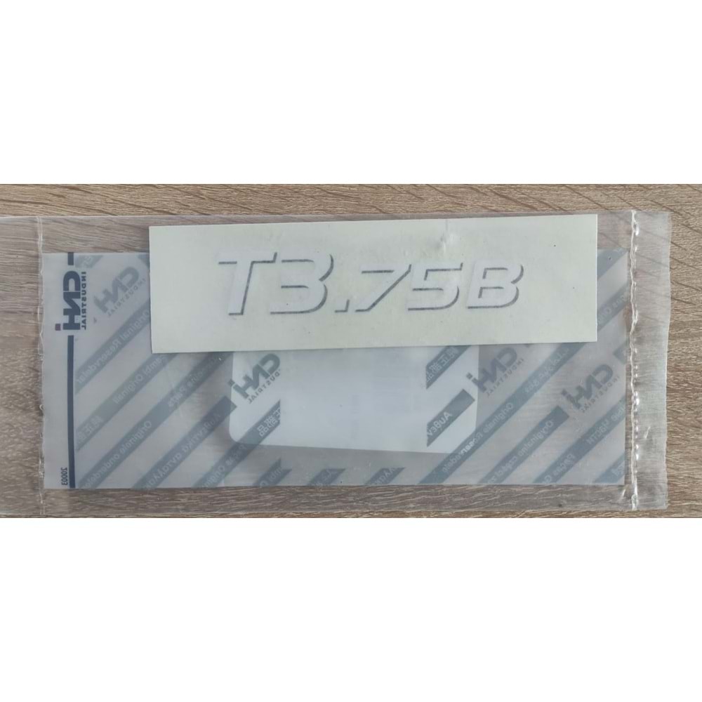 YAN YAZI ETİKET T3.75B