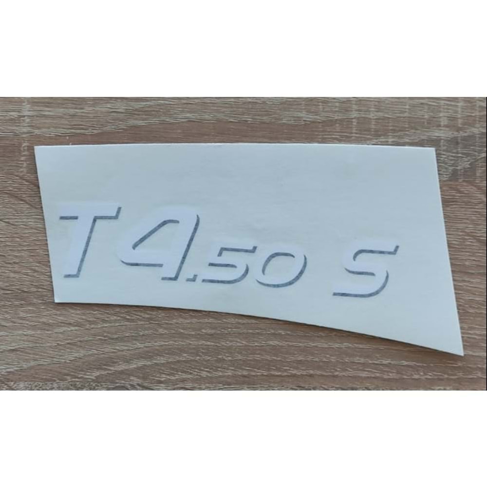 YAN YAZI ETİKETİ SAĞ T4.50 S