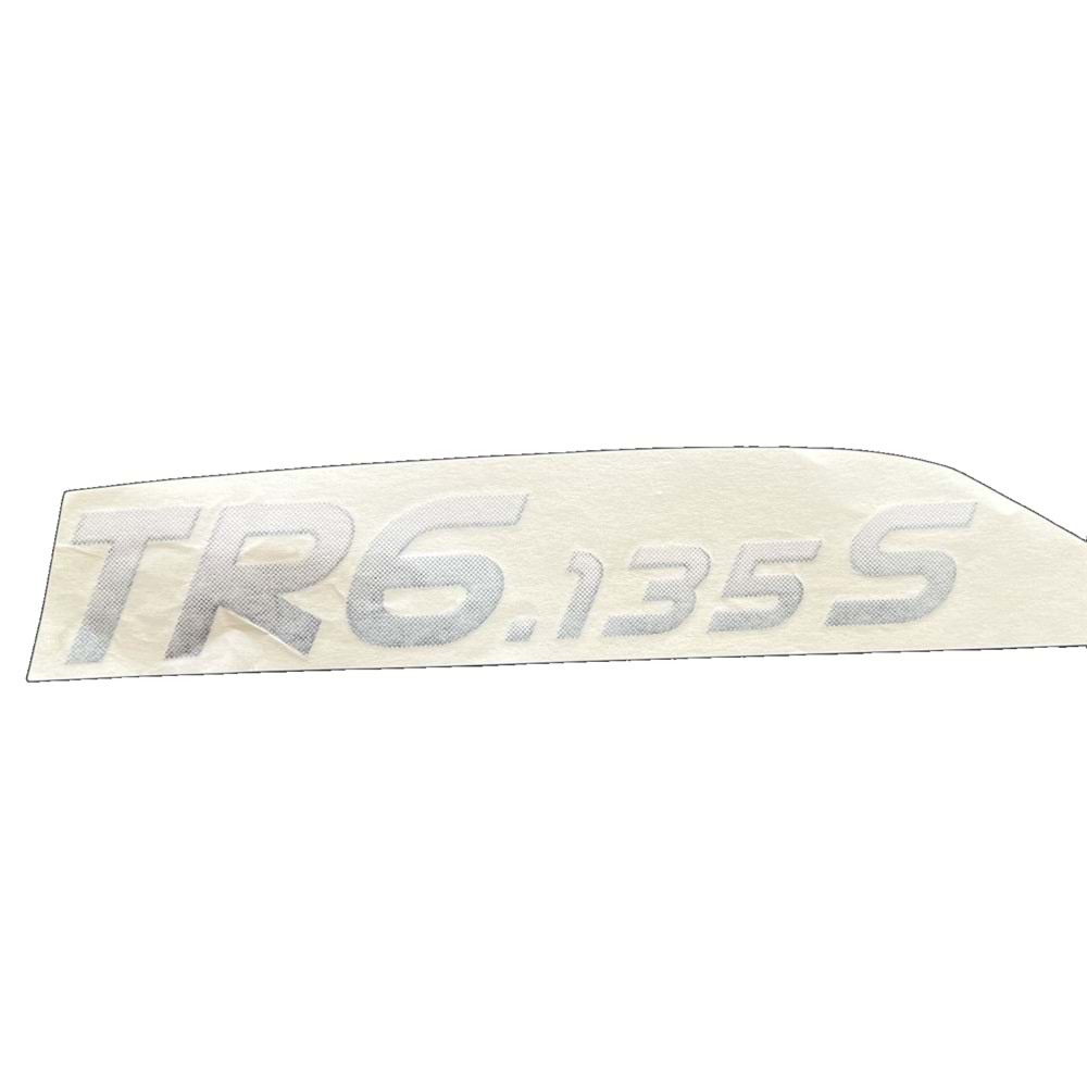 YAN YAZI ETİKETİ TR6.135S SOL