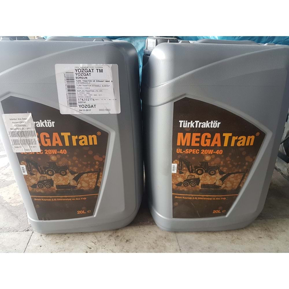 MEGATRAN AKS VE CER YAĞI UL-SPEC 20/40