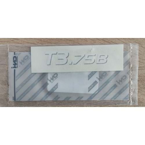 YAN YAZI ETİKET T3.75B