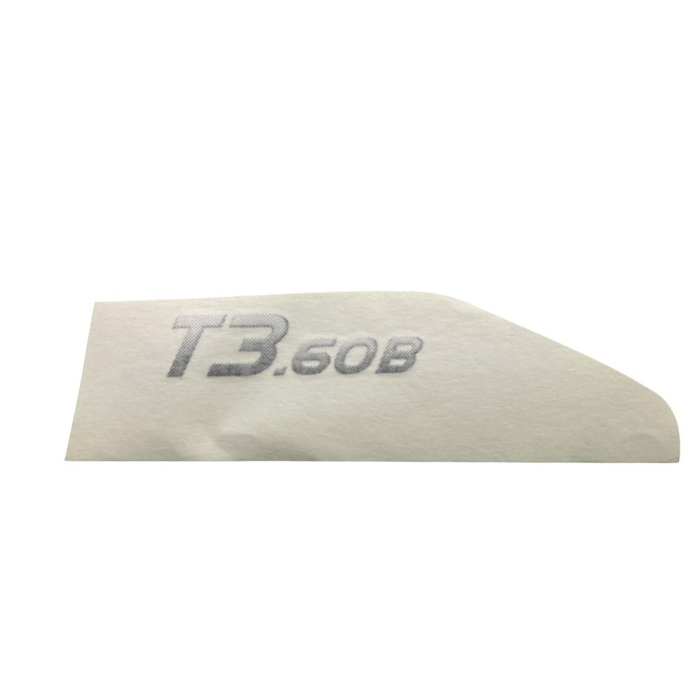 YAN YAZI ETİKETİ SOL T3.60B